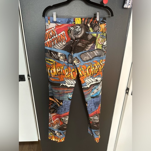 JW Anderson Comic print work pants low waist size 4 - Picture 4 of 7